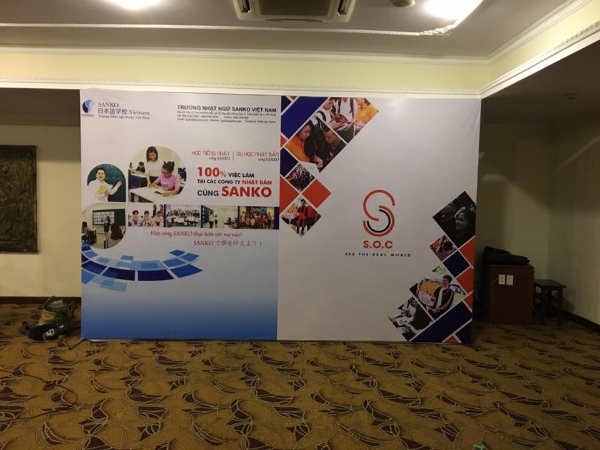 backdrop check in đẹp