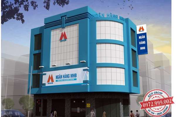 Phối cảnh thi công bảng hiệu MHB