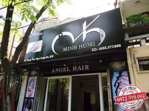 Biển hiệu tiệm cắt tóc đẹp