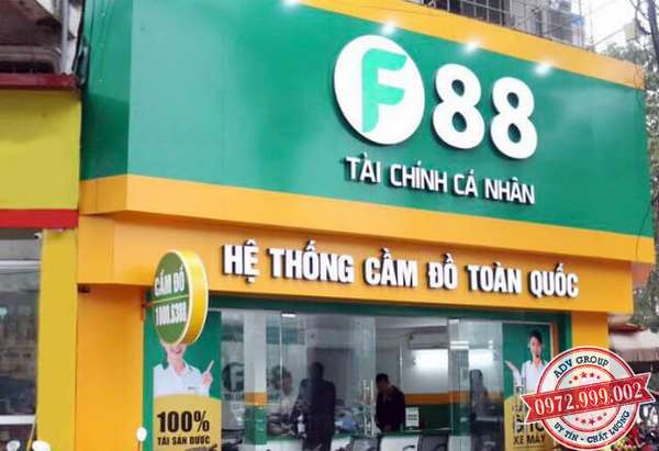 bảng hiệu quảng cáo cửa hàng F88