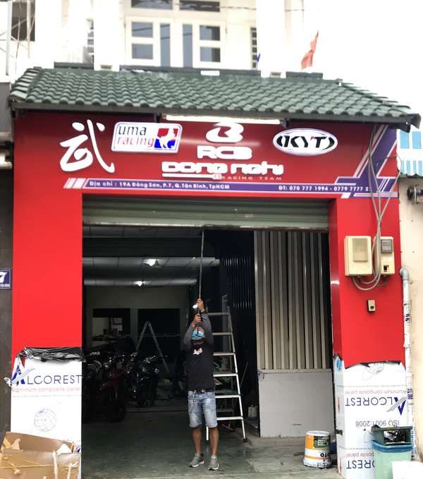 mẫu bảng hiệu alu đẹp - bảng hiệu cửa hàng xe máy