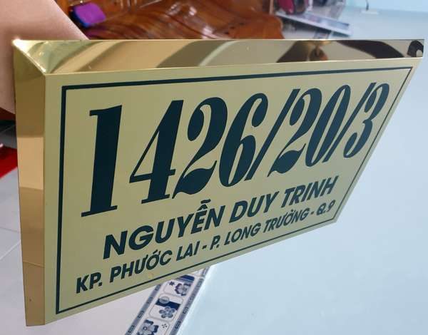 #1 Làm biển số nhà inox ăn mòn đẹp - Giá Tại Xưởng 4 Biển số nhà inox ăn mòn Q9 HCM