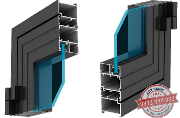 thiết kế chắc chắn hệ nhôm xingfa