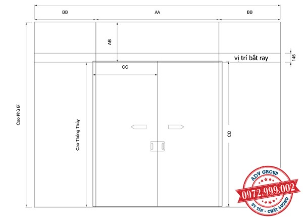Báo giá thi công cửa kính cường lực đẹp giá rẻ 2020 12 Sơ đồ cửa kính cường lực mở lùa