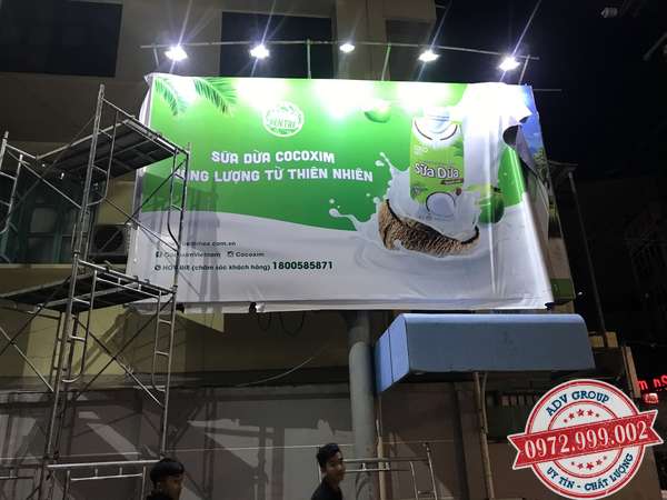 Thi công băng bạt Billboard