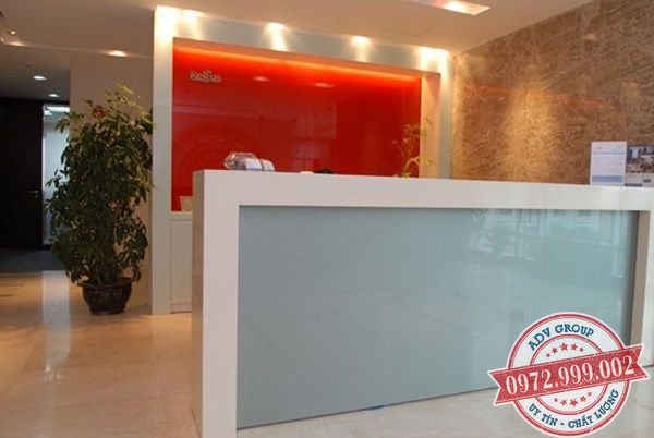 Báo giá kính ốp bếp, kính sơn màu, kính sơn 3D giá rẻ 2020 14 Mẫu kính sơn màu trang trí văn phòng