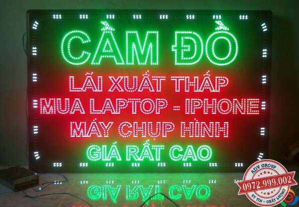 bảng hiệu led Cầm đồ giá rẻ