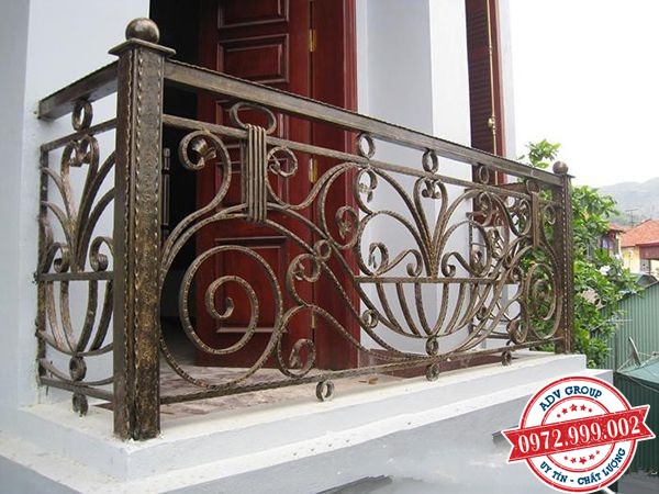 TOP 39+ mẫu Lan can kính, sắt mỹ thuật, inox Đẹp giá rẻ 26 25. Mẫu lan can sắt mỹ thuật đẹp