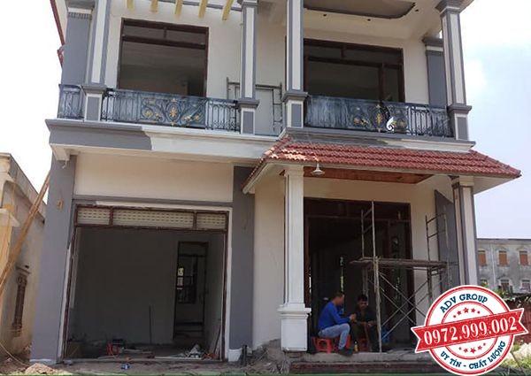 TOP 39+ mẫu Lan can kính, sắt mỹ thuật, inox Đẹp giá rẻ 23 22. Thi công mẫu lan can ban công sắt cho biệt thự Long An