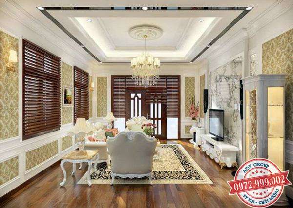 Báo giá thi công trần thạch cao đẹp - Giá rẻ Mới nhất 2020 7 Mẫu trần thạch cao phòng khách Giật cấp đẹp