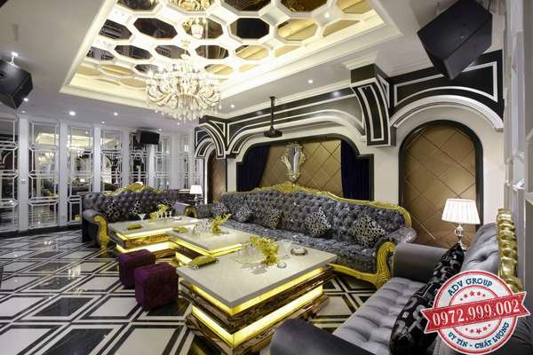 Báo giá thi công trần thạch cao đẹp - Giá rẻ Mới nhất 2020 13 Trần thạc cao cổ điển của biệt thự hiện đại