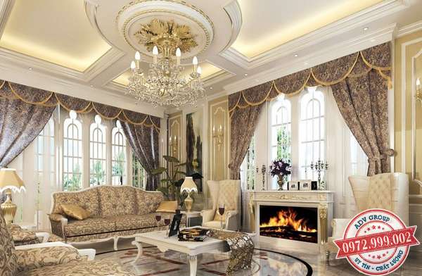 Báo giá thi công trần thạch cao đẹp - Giá rẻ Mới nhất 2020 11 Trần thạc cao cổ điển phong cách tây âu