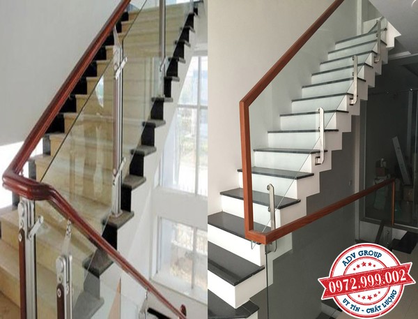 Báo giá thi công lắp đặt cầu thang ĐẸP giá rẻ 2020 15 Mẫu cầu thang kính hiện đại