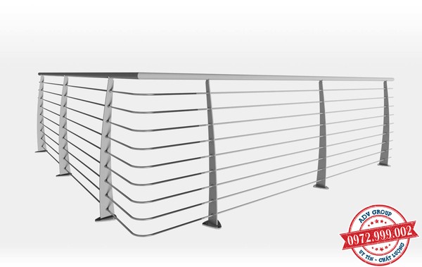 TOP 39+ mẫu Lan can kính, sắt mỹ thuật, inox Đẹp giá rẻ 31 30. Mẫu thiết kế lan can ban công inox đẹp