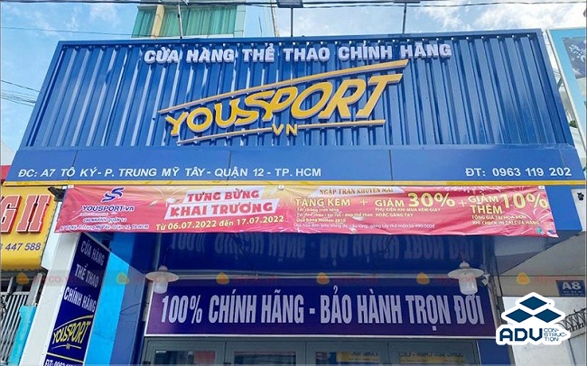 Công trình bảng hiệu tại ADV Group