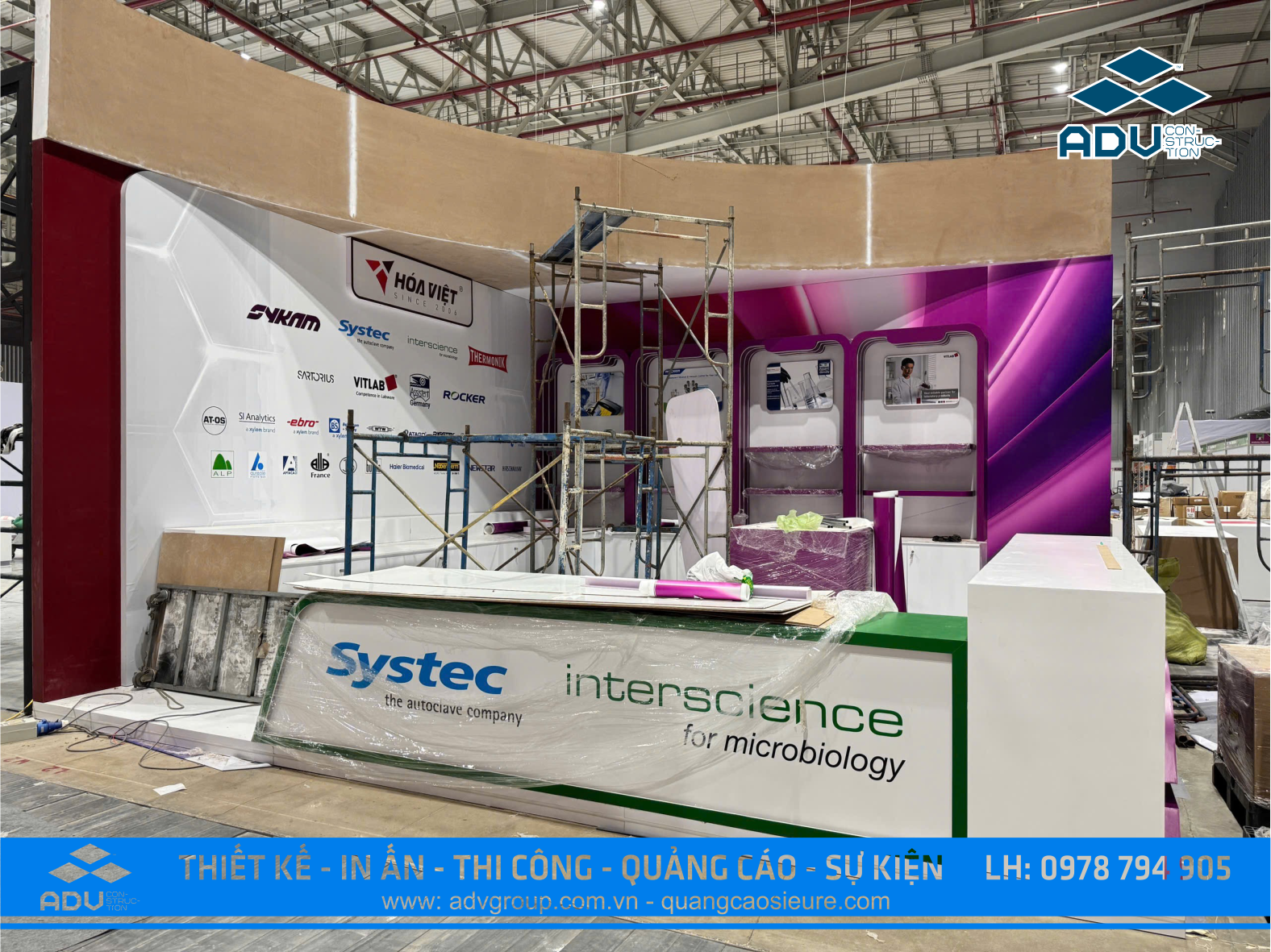 Thiết Kế & Thi Công Booth Sự Kiện Chuyên Nghiệp – ADV 2025 2 booth sự kiện