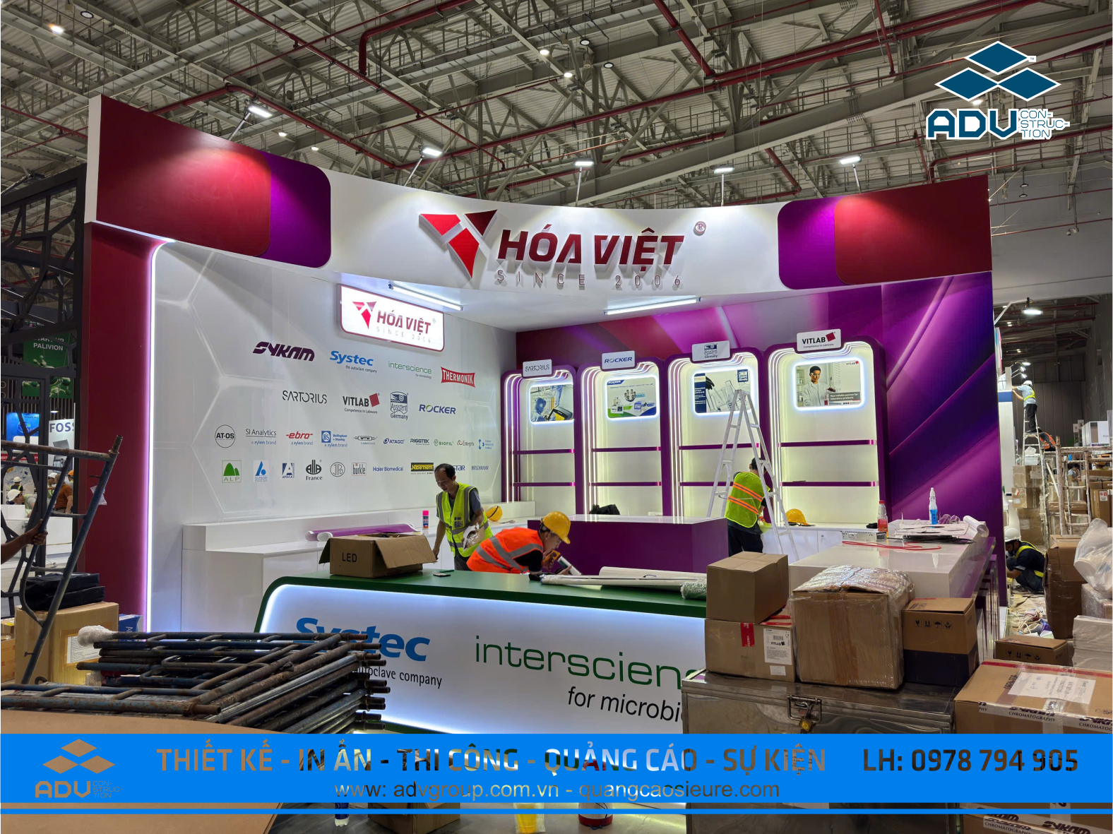 Thiết Kế & Thi Công Booth Sự Kiện Chuyên Nghiệp – ADV 2025 3 thi công booth sự kiện