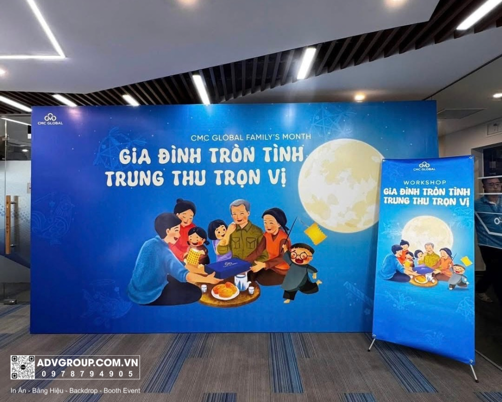 Thi công backdrop phường Cầu Ông Lãnh | ADV – Uy tín, giá rẻ 2025 2 thi công backdrop phường cầu ông lãnh