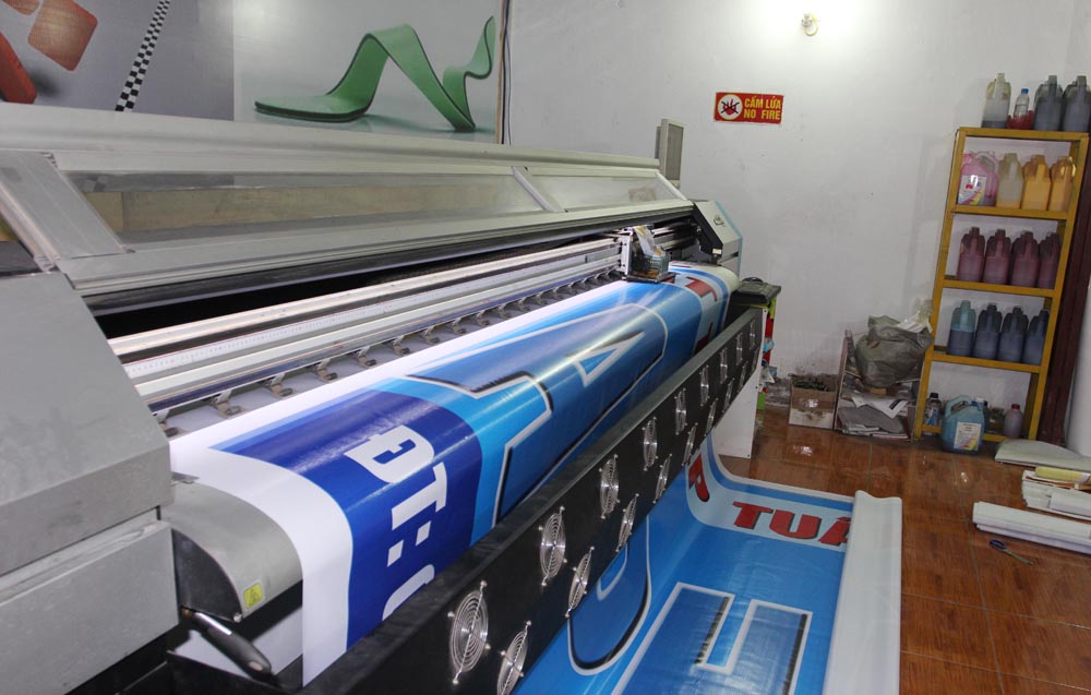 In hiflex giá rẻ. 3z2, 40m2 - 50m2 1 dv in bạt hiflex advgroup
