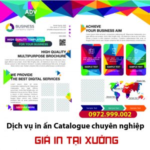 in ấn catalog