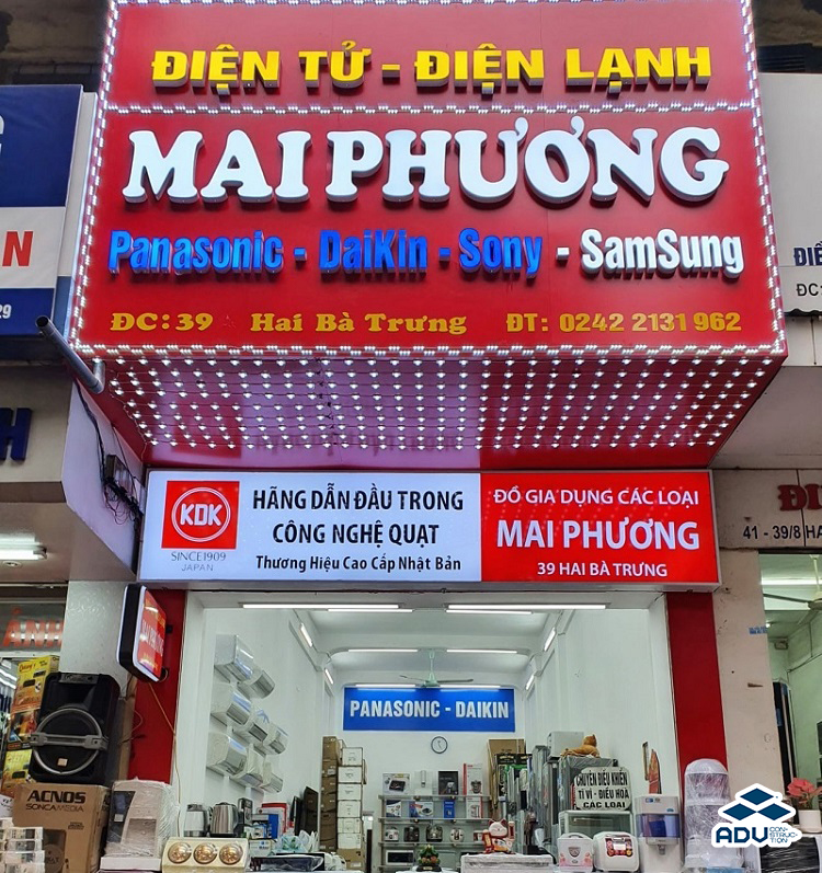 Các tiêu chí cần lưu ý khi thiết kế bảng hiệu