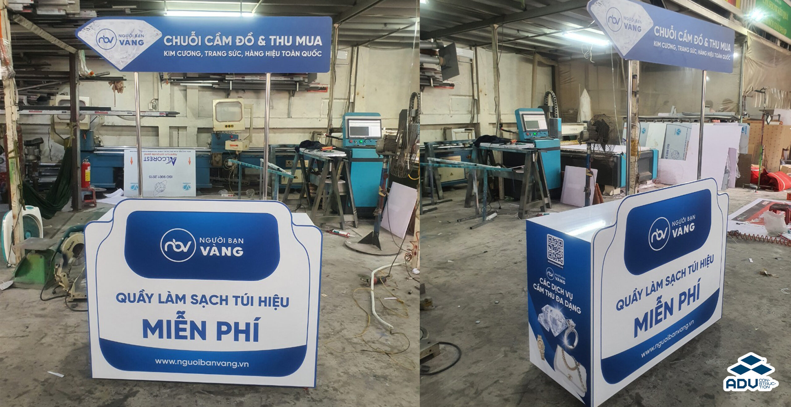 ADV Group - thi công booth quảng cáo giá rẻ, chất lượng cao