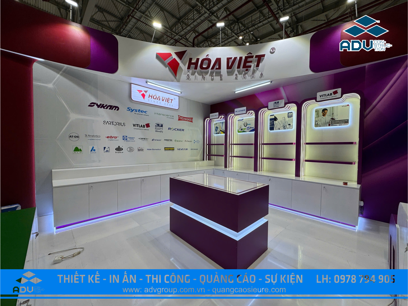 booth sự kiện chuyên nghiệp